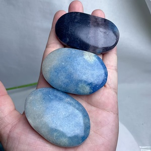 Piedra de Bolsillo de Cristal de Trollita Pulida Natural, Forma Ovalada, para Decoración del Hogar y Regalos Navideños - Product Image 6