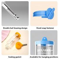Bouteille d'eau à roulettes pour petits animaux, anti-fuite, à suspendre, pour hamsters, souris, cochons d'Inde, fixation sur cage, 60-250 ml