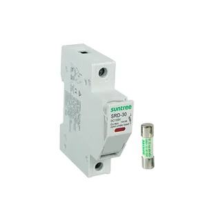 SUNTREE DC Fuse 10*38mm 1000V with TUV certificate for solar PV system fuse link and fuse holder for one set hot sell