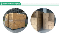 Custom Recyclable Paperboard Kraft Brown Paper Gift Bag with Flexiloop Handle for Bakery and Bread Packing