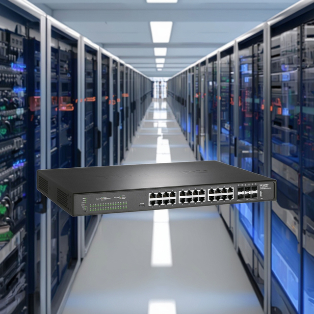 Tl-Se5630Pb 60k Gigabit Sfp+24 2.5g Ethernet Ports Enterprise Cloud Layer 3 Network Managed Poe Switch 760W Human Machine