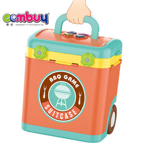 Ensemble de jeu de <span class=keywords><strong>valise</strong></span> à maquillage pour enfants, <span class=keywords><strong>coiffeuse</strong></span>, jouet de déguisement - Product Image 5