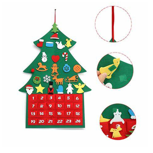 Wholesale High Quality Silk Screen/Digital Printed Indoor Use Eco-Friendly <strong>Wall</strong> Hanging <strong>Christmas</strong> Ornaments DIY <strong>Christmas</strong> <strong>Tree</strong> - Product Image 4