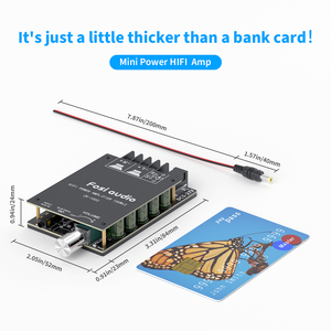 บอร์ดเพาเวอร์แอมป์ดิจิตอล Fosi Audio Blue 5.0 TPA3116D2 กำลังขับ 100W <span class=keywords><strong>Hifi</strong></span> สเตอริโอ AUX สำหรับซับวูฟเฟอร์ - Product Image 3