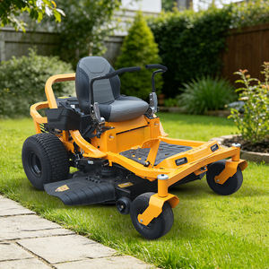 <span class=keywords><strong>Tondeuse</strong></span> autoportée à direction zéro avec siège confortable, pneus durables antidérapants et direction flexible pour les angles - Product Image 3