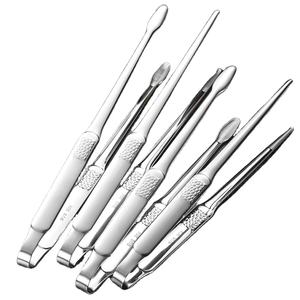 Barbecue-Diensthändel in Lebensmittelqualität 304 Edelstahl 10 Zoll/12 Zoll Speisenhähne Steak Fleischhähne Buffet erweiterter Brotthandel - Product Image 1