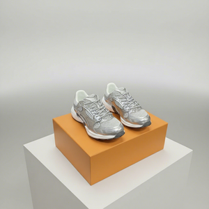 Chaussures de sport de luxe haut de gamme, nouveau style, à lacets, en maille légère, décontractées, respirantes, semelle EVA souple, pour printemps, été, hiver - Product Image 5