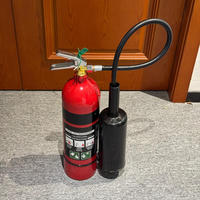 Extincteur portable au dioxyde de carbone CO2 AS/NZS de 3,5 kg/5 kg, marque Carl, acier rouge