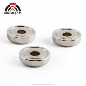 NdFeB แม่เหล็กอุตสาหกรรมแบบแขวนมีรูแม่เหล็กนีโอดิเมียมทำจากคอมโพสิตดินแม่เหล็กรูปทรงตะขอ - Product Image 2