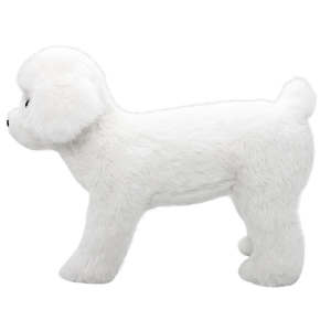 Jouet pour chien réaliste de qualité supérieure en silicone à fourrure douce compagnon sonore vibrant intégré pour chiens - Product Image 3