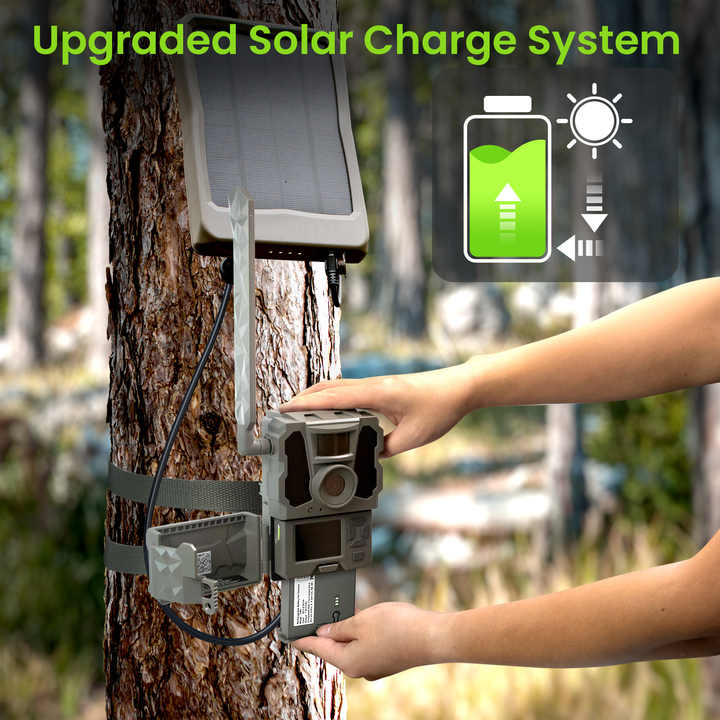 Main power options and how to charge trail camera with each