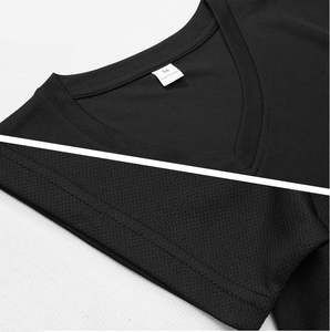 Camiseta Deportiva para Hombre al por Mayor, de Alta Calidad, Poliéster Transpirable, Cuello Redondo, Logotipo Personalizado con Serigrafía - Product Image 6