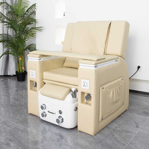 Sillón de Pedicura Multifuncional de Lujo Moderno, Sillón Reclinable para Salón de Uñas y Pestañas, Sillón de Pedicura con Masaje Eléctrico y Terapia de Baño de Pies - Product Image 1