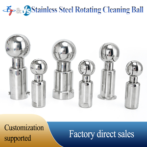 Vòi phun rửa chai bằng thép không gỉ SS304 SS316L, vòi phun xoay làm sạch CIP cho bồn, vòi rửa bồn, vòi làm sạch - Product Image 5