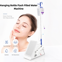 Appareil de beauté 2-en-1 pour usage domestique : stylo à oxygène et nettoyeur facial à bulles avec miroir pour une utilisation facile