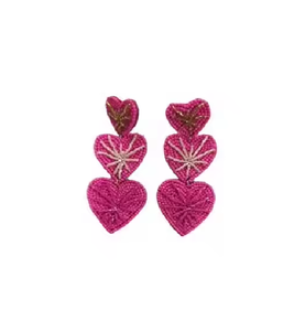 Pendientes de cuentas de semillas de ganchillo para mujer, joyería artificial multicolor con perla, pendiente Vintage de calidad Premium - Product Image 2