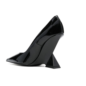 2024 New Arrival Sandalias De Damas Unique Mules Trendy HIgh <b>Heel</b> Sandals Women Slides Shoes - Product Image 6