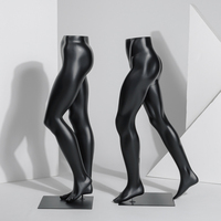 Vente en gros, Mannequin demi-corps femme noir en fibre de verre pour hommes et femmes