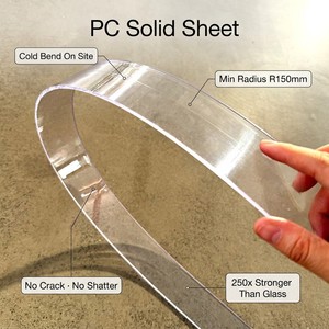 Pannelli <span class=keywords><strong>Trasparenti</strong></span> in Policarbonato PC <span class=keywords><strong>per</strong></span> Tetti, <span class=keywords><strong>Lastre</strong></span> Solide da 4mm 5mm 6mm - Product Image 2