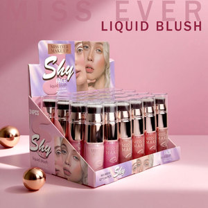Rubor Líquido 2 <span class=keywords><strong>en</strong></span> 1 al por Mayor con Brocha para Mejillas, 6 Colores, Maquillaje para un Aspecto Radiante, Rubores Líquidos al por Mayor - Product Image 4