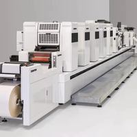 Usine Offre Spéciale ZTJ-330 machine d'impression offset intermittente 4 couleurs pour rouleau d'étiquettes