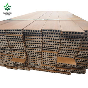 Revestimiento de Pared Exterior Moderno Impermeable de WPC, Panel de Pared Exterior de WPC Acanalado para Jardín - Product Image 1