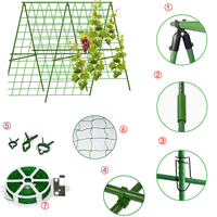 DD2611 légume haricot plante support treillis triangulaire pente support vigne planteur escalade Support piquet de jardin