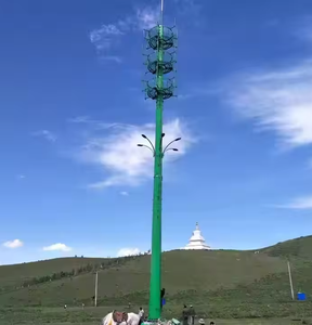 Torre cellulare in acciaio a tubo singolo 5G 25/50 metro torre di telecomunicazione per il servizio di <span class=keywords><strong>telefonia</strong></span> cellulare - Product Image 6
