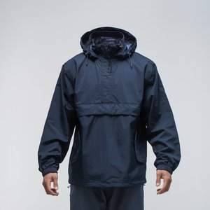 Custom Men's <strong>Coated</strong> <strong>Raincoat</strong> Full Zipper Logo Printed Hooded Windbreaker Jacket for Autumn Outdoor Winter Soft Windproof Fitness - Product Image 3