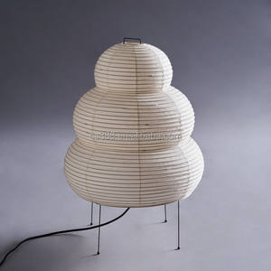 CHUSE Modern Home Decor Round <strong>Paper</strong> Table <strong>Lamp</strong> Handmade Japanese Akari Art Electric Creative <strong>Rice</strong> <strong>Paper</strong> <strong>Shade</strong> - Product Image 2