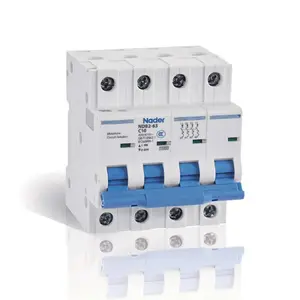 High quality Nader mcb NDB2 63 UL mini circuit breaker 1-63A 1-4P electric circuit breakers