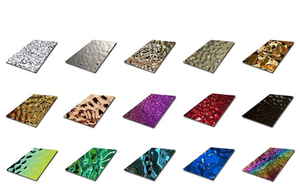 <span class=keywords><strong>Plaque</strong></span> d'acier inoxydable <span class=keywords><strong>ondulée</strong></span> texturée et <span class=keywords><strong>transparente</strong></span> à l'eau 304 pour façade - Product Image 6