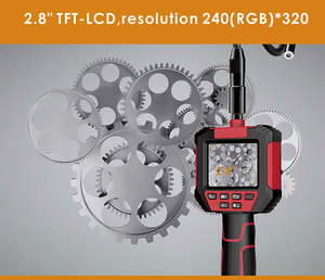 Mini cámara de inspección para exteriores con pantalla de 2,8 pulgadas, lente de 8mm, 1M, resistente al agua, captura de vídeo e imagen, Sensor CMOS personalizable OEM - Product Image 3