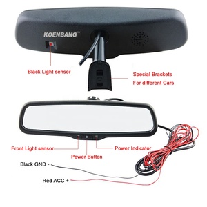 KOEN di Vendita Caldo Universale Dello Specchio di Automobile <span class=keywords><strong>Auto</strong></span> Oscuramento Specchietto Retrovisore Specchio Rimuovere La Forte Abbagliamento Automaticamente - Product Image 3