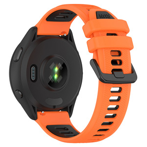 Correa de reloj de silicona suave y transpirable para <span class=keywords><strong>Garmin</strong></span> <span class=keywords><strong>Forerunner</strong></span> <span class=keywords><strong>265</strong></span> /265S/venu3/Samsung Galaxy Watch5, de 18mm, 20mm y 22mm - Product Image 4