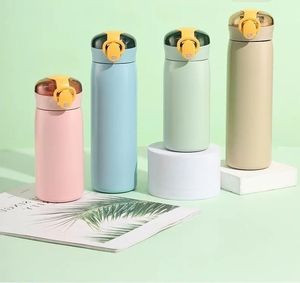 460ml Custom Logo Best Selling Fashion Design Sublimation Stainless Steel <strong>Water</strong> Bottle Silicone Straw <strong>Water</strong> Filter Bottle - Product Image 1