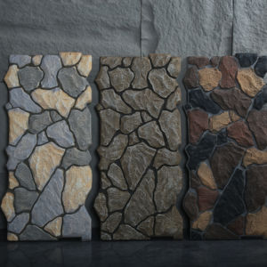 Panneaux muraux en pierre flexible de conception moderne, pierres artificielles pour l'extérieur, pour hôtels et bâtiments - Product Image 1
