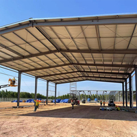 Estructura de Acero Galvanizado PTH, Almacén de Gran Envergadura, Taller Prefabricado, Estructura de Acero, Garantía de 2 Años, Resistente a Vientos de 121+ mph