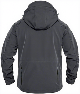 Veste d'hiver imperméable Softshell pour hommes avec logo personnalisé Manteau de pluie extérieur respirant et coupe-vent Veste de randonnée et d'escalade de haute qualité - Product Image 5