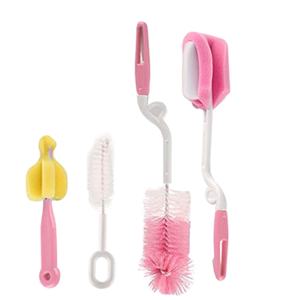 Bouteille d'eau en <span class=keywords><strong>verre</strong></span> pour bébé à long manche sans BPA Matériau en PP écologique conçu avec une brosse de nettoyage en éponge - Product Image 1