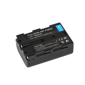 7,4 В 1800 мАч аккумуляторные батареи для цифровой камеры для Sony NP FM50 - Product Image 4