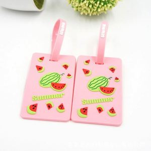 Étiquette de bagage personnalisée en silicone et étiquettes d'identification pour bagages, étiquette en silicone pour sac, valise, autocollant nominatif - Product Image 2