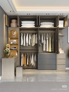 Armadio Moderno in Legno su Misura con Ante Scorrevoli Modulari <span class=keywords><strong>per</strong></span> Vestiti, Soluzione <span class=keywords><strong>per</strong></span> Ville e Progetti Residenziali di Alta Gamma - Product Image 3