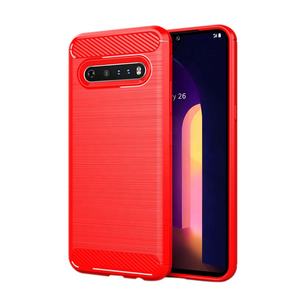 Чехол из ТПУ для <span class=keywords><strong>LG</strong></span> V60ThinQ V60, противоударный чехол из углеродного волокна, Гибридный чехол для кистей, в наличии - Product Image 3