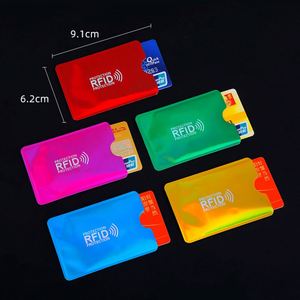 ซองใส่บัตรป้องกัน RFID รุ่น Siy551 ป้องกันการสแกนข้อมูล  พร้อมโลโก้สั่งทำพิเศษ  สำหรับบัตรธนาคาร บัตรประชาชน บัตรสมาร์ทการ์ด  วัสดุพลาสติก PET  ป้องกันการโจรกรรมข้อมูล - Product Image 4