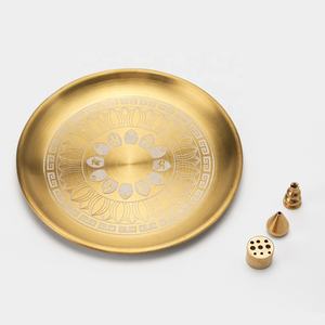 CHENLANG カスタマイズパターン ステンレススチールトレイ インセンスホルダー 祭壇プレート アロマティック 耐久性 カスタムカラー セレモニーオーナメント - Product Image 6