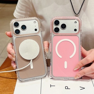 เคสโทรศัพท์มือถือ Senyork รุ่นใหม่ TPE สีดูโอโทน พร้อมกรอบกันกระแทก รองรับการชาร์จแบบแม่เหล็ก สำหรับ iPhone 11 12 13 14 15 16 17Air - Product Image 5