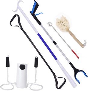 Gaixie Lot de 6 Kit de soutien pour les hanches en plastique confortable pour hommes et seniors, aide à l'enfilage des chaussettes et chausse-pieds 12 pouces Fabriqué en Chine - Product Image 5