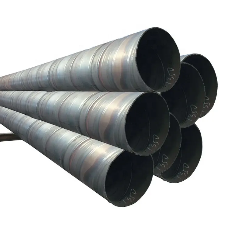 SSAW Rohr Preis <span class=keywords><strong>API</strong></span> 5L X60 Spiral geschweißtes Stahlrohr SSAW Spiral struktur Pfahl Stahlrohre Lager