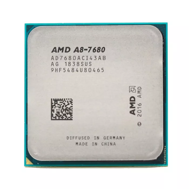 New APU CPU DDR3 Desktop CPU Processor A8 7680 Boxed with Fan for FM2+ Socket.